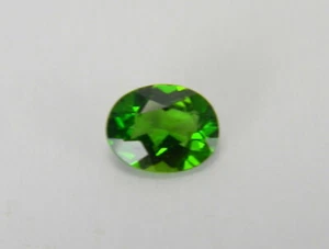 .34 Carats Natural Green Chrome Diopside Faceted Gemstone Oval CDP57 - Picture 1 of 2
