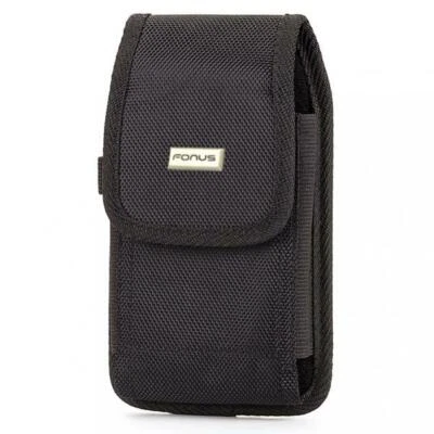 CASE BELT CLIP RUGGED HOLSTER CANVAS PHONE COVER POUCH CARRY for CELL PHONES - Image 1 of 4