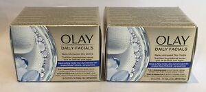 2x Olay Daily Facials Water-Activated Dry Cloths, Micellar Clean, 30 Cloths