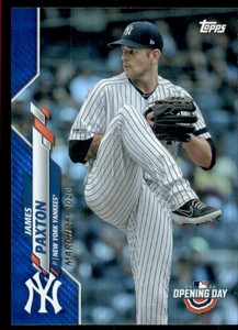 2020 Topps Opening Day Blue Foil #7 James Paxton