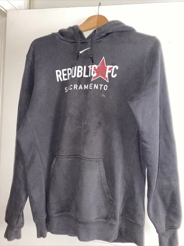 Sacramento Republic FC Sweatshirt Hoodie Soccer Center Swoosh Futbol Xl Genuine Cover