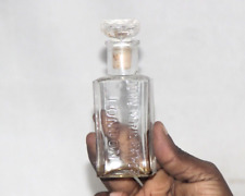 Vintage JHON M. RICHARDS Perfume Glass Bottle With Cap Collectible, LONDON 9294
