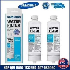2 Pack Samsung DA97-17376B HAF-QIN/EXP DA97-08006C Refrigerator Water Filter - Picture 1 of 8