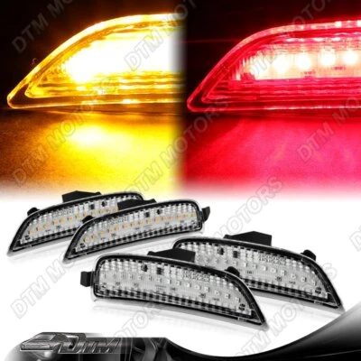 Luces marcadoras laterales delanteras + traseras LED lentes transparentes para Mazda MX5 Miata 2016-2021 4 un. Foto 1 de 4