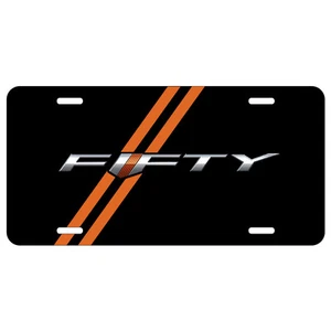 Chevrolet Camaro 50th Anniversary on Grill UV Graphic Aluminum License Plate - Foto 1 di 5