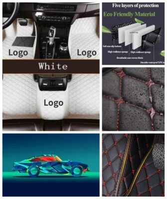 Alfombra maletero coche Lincoln MKX MKZ hecha a mano personalizada impermeable nueva Foto 1 de 4