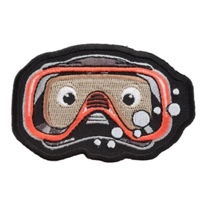 Peek-A-Boo Patch Maschera Subacquea, Patch Caricatura Subacquea - Foto 1 di 4