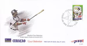 Curacao Issue FDC 2013 (40) Baseball - Picture 1 of 1