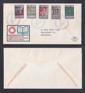 NIEDERLANDE BRIEFMARKE FDC 3-5-1966 SC#B409-13. LITERATUR - Bild 1 von 3