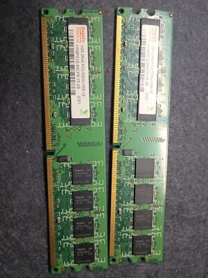 HYMP564U64CP8-Y5-AB Hynix 512MB PC2-5300 DDR2-667MHz Memory Module X2 - Image 1 of 2