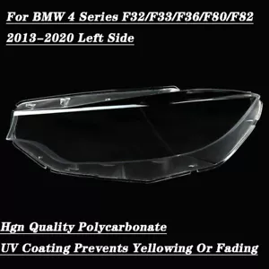 Cubierta de lente de faro delantero izquierdo para BMW M4 F80 F82 F32 F33 F36 13-20 63117377855 - Imagen 1 de 10