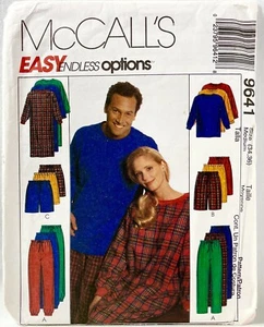 1998 McCalls Sewing Pattern 9641 Adults Unisex Nightshirt Top Pants Shorts 14092 - Bild 1 von 2