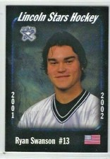 2001-02 Lincoln Stars (USHL) Ryan Swanson