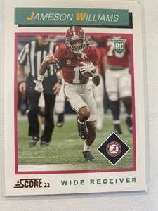 Jameson Williams #189 RC - Alabama (Panini Score Football 2022) - Picture 1 of 2