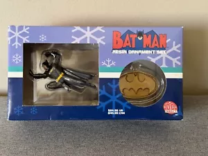 2001 Batman resin ORNAMENTS BOXED SET DC DIRECT NEW in box - Picture 1 of 6