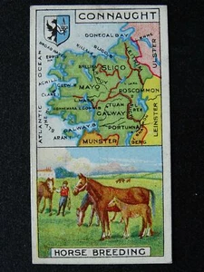 No.12 IRELAND CONNAUGHT Counties and Their Industries (Numbered) by Players 1915 - Picture 1 of 1