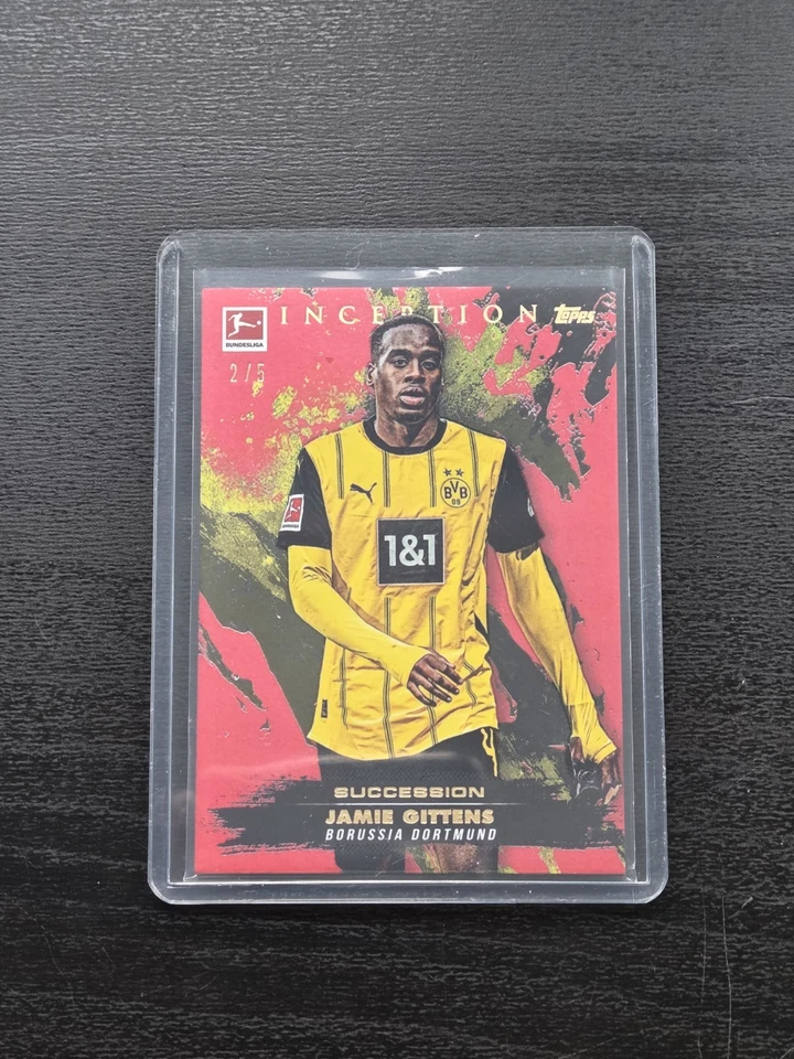 Jamie Gittens Red /5 SSP 2025 Topps Inception Bundesliga Dortmund  - Bild 1 von 1