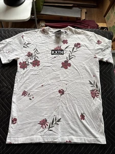 KITH CLASSIC FLORAL BOX LOGO WHITE TEE SHIRT SIZE XS EXTRA SMALL RARE - Picture 1 of 5