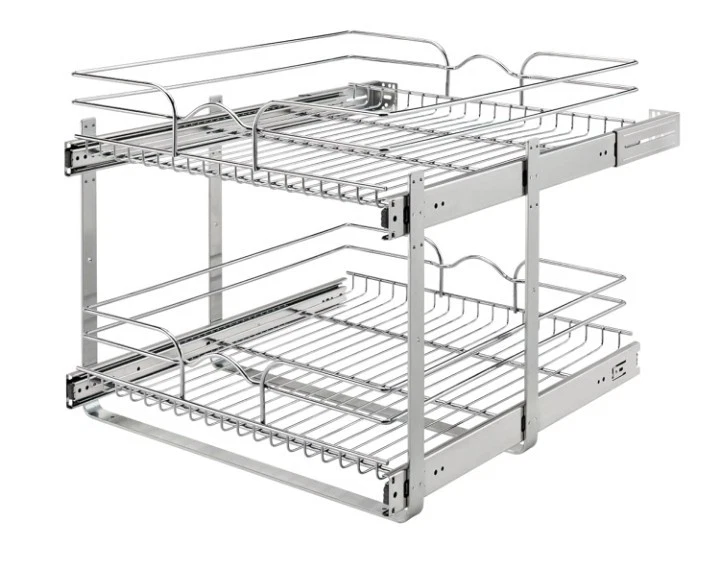 Rev-A-Shelf 2-Tier Kitchen Cabinet Pull Out Shelf and Drawer Organizer .......D2 - Image 1 of 4