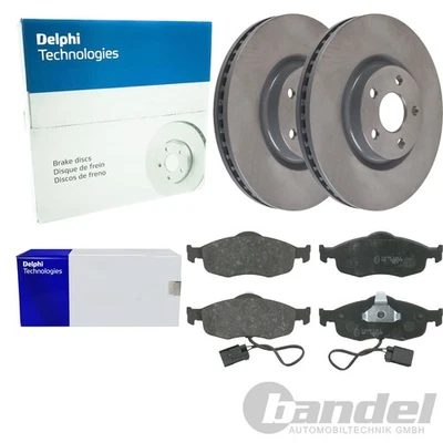 DELPHI Dischi Freno 316mm + Pastiglie Anteriori Adatto A per Ford Galaxy Ck + - Immagine 1 di 3