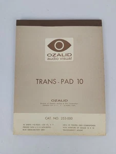 Vintage Ozalid 50 Sheet Transparency Trans-Pad Grid 8.5x11 Overhead Projector - Picture 1 of 3