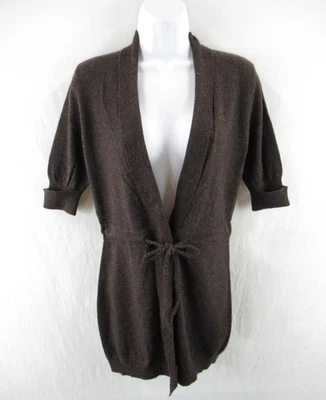 Neiman Marcus Collection 100% Cashmere Tie Front Cardigan Sweater Size S #K985 - Image 1 of 4