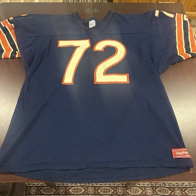 Camiseta Rawlings NFL William Perry #72 The Fridge Chicago Bears GSH Foto 1 de 4