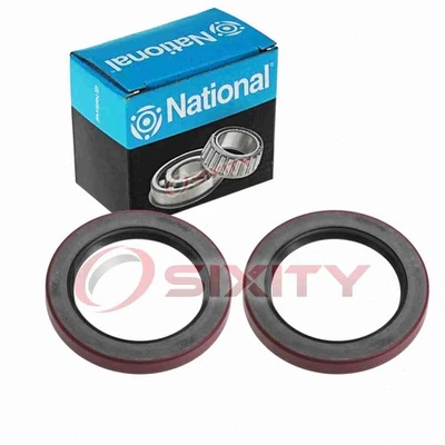 2 pc National Rear Inner Wheel Seals for 1988-2000 Chevrolet C3500 Driveline ws - Image 1 of 4