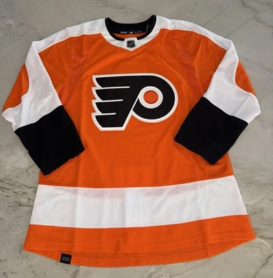 Adidas Philadelphia Flyers Home Style Hockey Jersey Orange Authentic Size 46-50 - Image 1 of 4