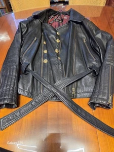 Damen Motorrad Leder Jacke - Bild 1 von 5
