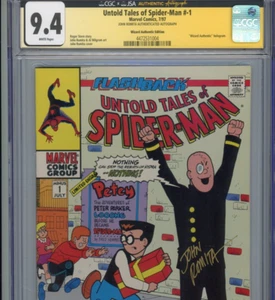 UNTOLD TALES OF SPIDER-MAN MINUS 1 signiert John Romita Sr CGC 9.4 SS Zauberer mit Echtheitszertifikat - Bild 1 von 5
