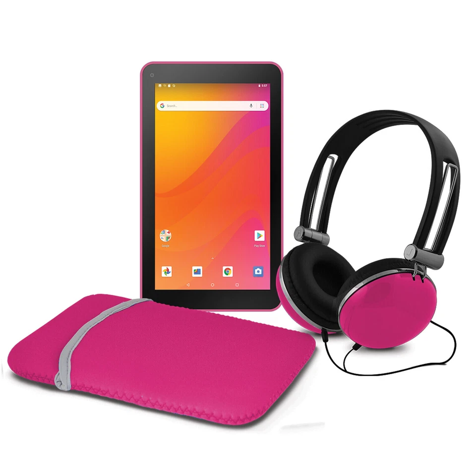 Ematic EGQ378PN 7 Tablet - Android 8.1 Oreo Go Edition - 1.2GHz - Image 1 of 4