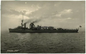 Orig. Foto AK Postkarte Kreuzer KÖLN Schiff ca. 1933 Wilhelmshaven - Bild 1 von 2