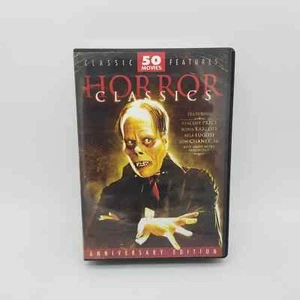 50 Movies Horror Classics Edition DVD Set 2009 OVER 62 Hours! Zombie Halloween - Picture 1 of 6