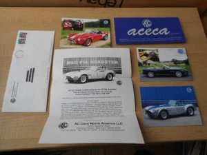 AC Cars ACE Aceca MKII 29 FIA Roadster Superblower Brochure Postcard Ad Lot - Picture 1 of 15
