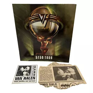 Van Halen - 5150 - Libro Tour con Bonus Pubblicità Concerto e News Clipping - Foto 1 di 9