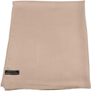 Rosa Beige Einfarbig Nepalesisch Fransen Schal Stola Pashmina CJ Apparel NEU - Bild 1 von 10