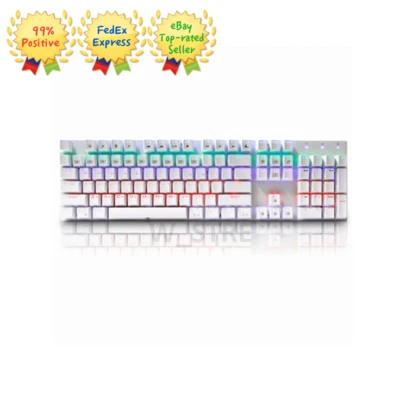 ABKO Hacker K640 LED Gaming Mechanical Keyboard Blue Switch (Korean/English) - Image 1 of 4