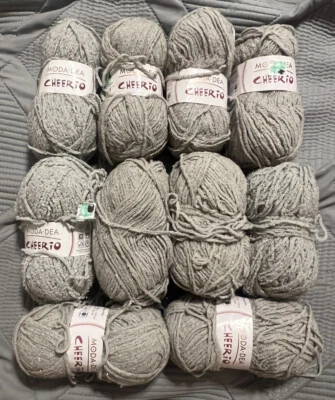 Moda Dea Cheerio Platinum Coats 11 skeins New - Image 1 of 4