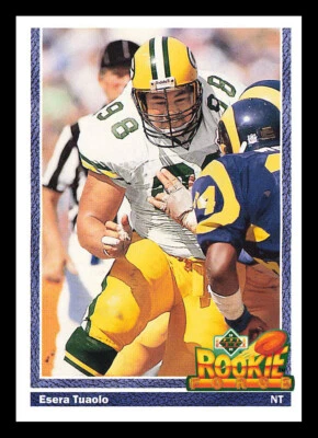 Esera Tuaolo #635 1991 Upper Deck Green Bay Packers - Image 1 of 2