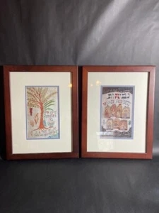 Goldfarb Signed & Numbered Jewish Art Prints Framed Women Prophets/Tree Of Life - Picture 1 of 1