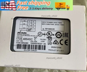 AB 1734-485ASC Series C Point I0 RS4 85 Comm Module 1734-485ASC NEW Spot Goods - Picture 1 of 2