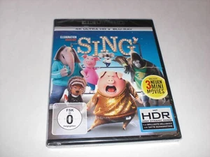 Sing (2016) Teil 1 4K Ultra-HD UHD HDR Blu-ray Film Sammlung NEU OVP - Bild 1 von 2