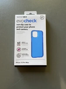 Tech21 Apple iPhone 12 Pro Max Evocheck 2 - Blue NIB - Picture 1 of 3