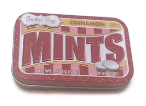 Coastal Bay Connections Sugar Free Mints Empty Small Metal Box With Lid A6 - Picture 1 of 11