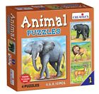 (CRE0701) - *** Creative Puzzles - Animal Puzzle No. 1 (4 to 10 Pieces)