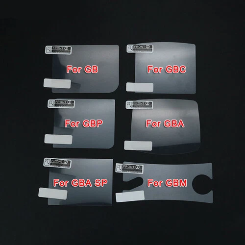 3x Screen Lens Protector Film For Gameboy Original Color Pocket Micro Advance SP - Image 1 of 1