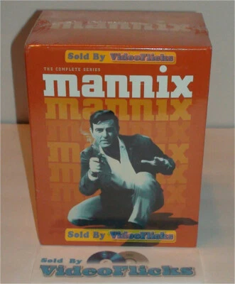 Mannix The Complete Series Seasons 1-8 DVD 48-Disc Box Set New Sealed - Image 1 of 4