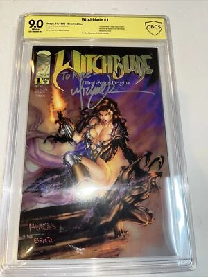 Witchblade (1995) # 1 (CBCS 9.0) Verified Signature Michael Turner - Image 1 of 4