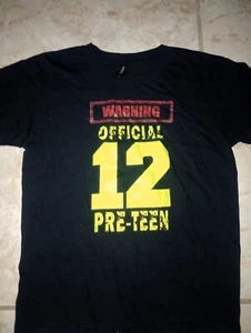 Lustige & süße 12 Jahre Geburtstag Designs Store12. Geburtstag, 12 Jahre Warnung... - Bild 1 von 2